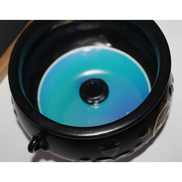 Bath & Body Works Black Footed Round Cauldron Body Care Holder Vanity Halloween - Picture 7 of 15